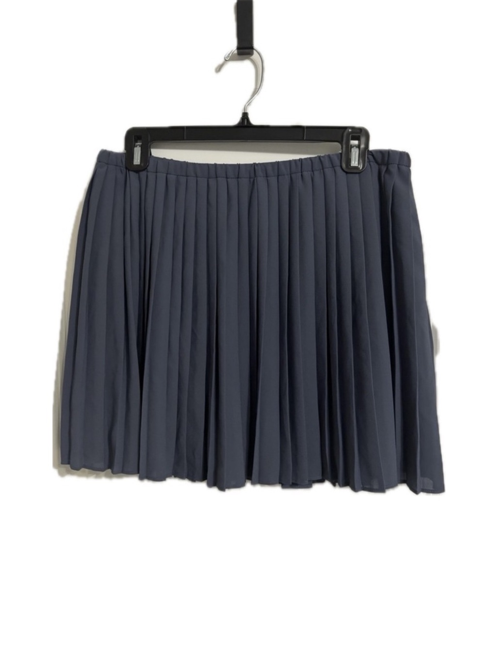 Banana Republic Slate Blue Pleated Skater Skirt